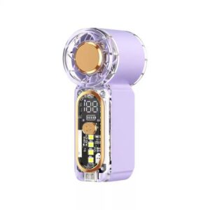 Portable Handheld Fan - Cyber Purple