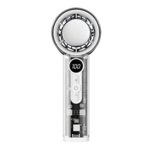 Portable Handheld Fan - Crystal Clear