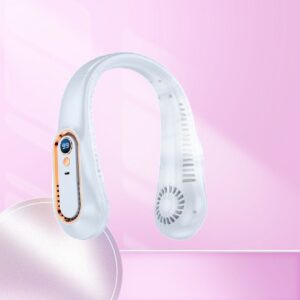 6D 5-Speed Digital Neck Fan Pink