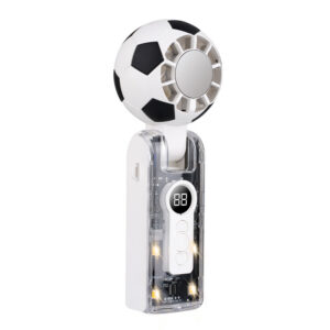 X68 Soccer Design Creative Fan White